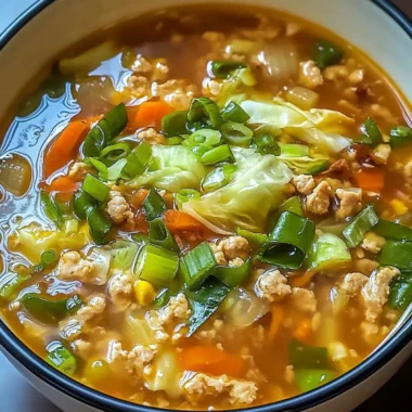 One-Pot Egg Roll Soup