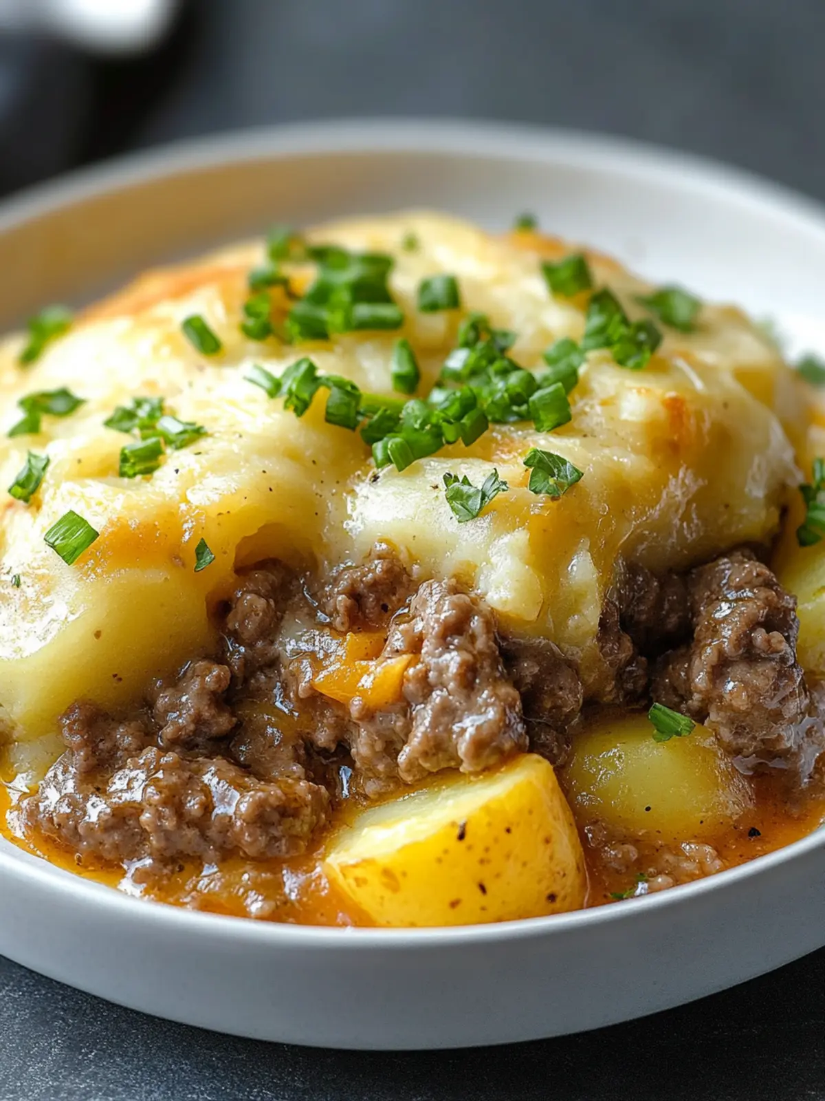 Crockpot Hamburger Potato Casserole