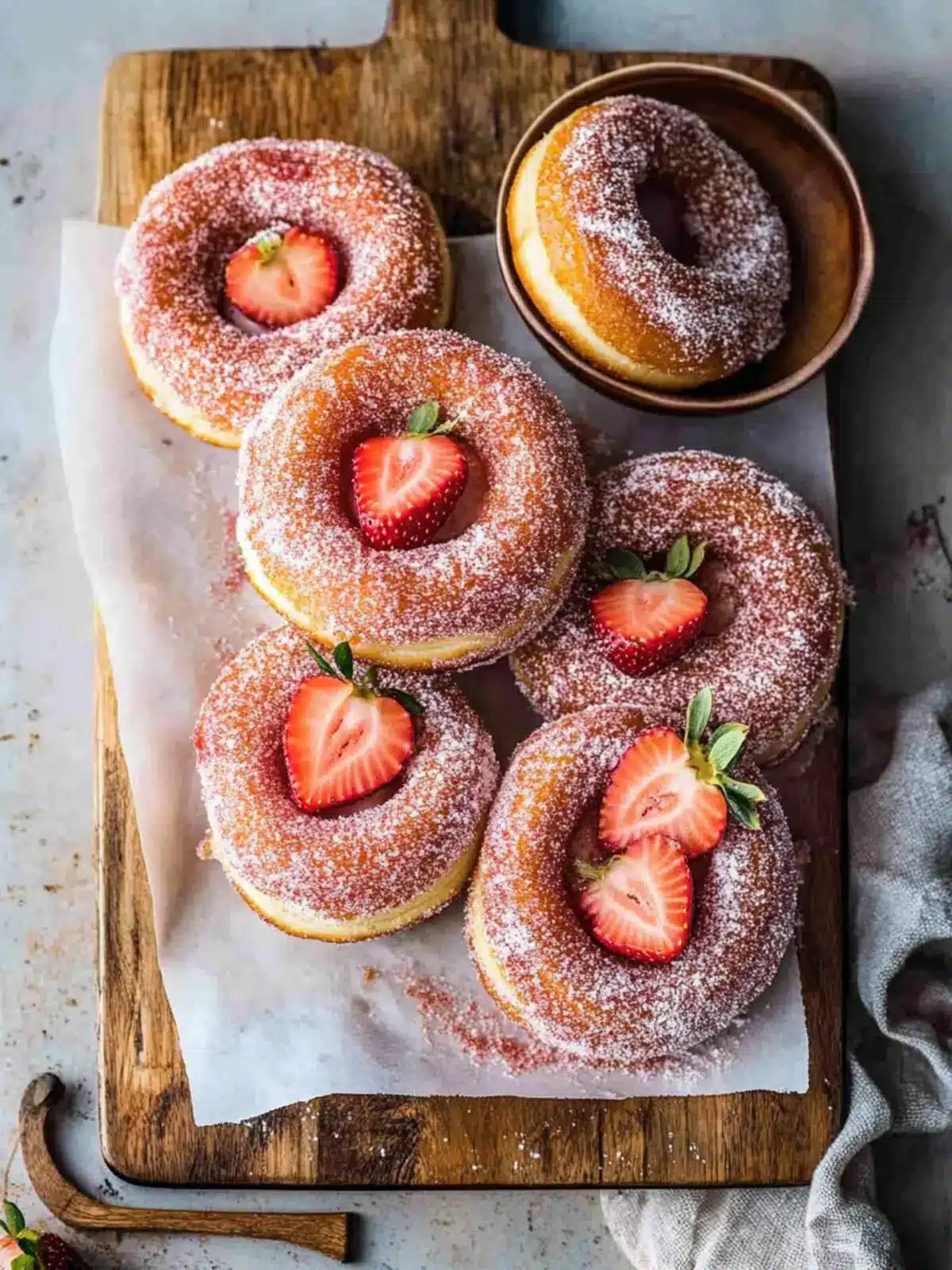 Strawberry Donut Rolls