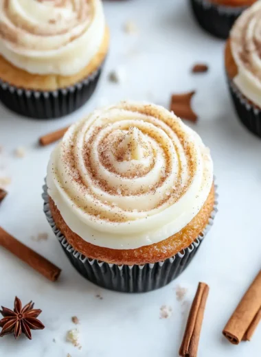 Cinnamon Roll Cupcakes