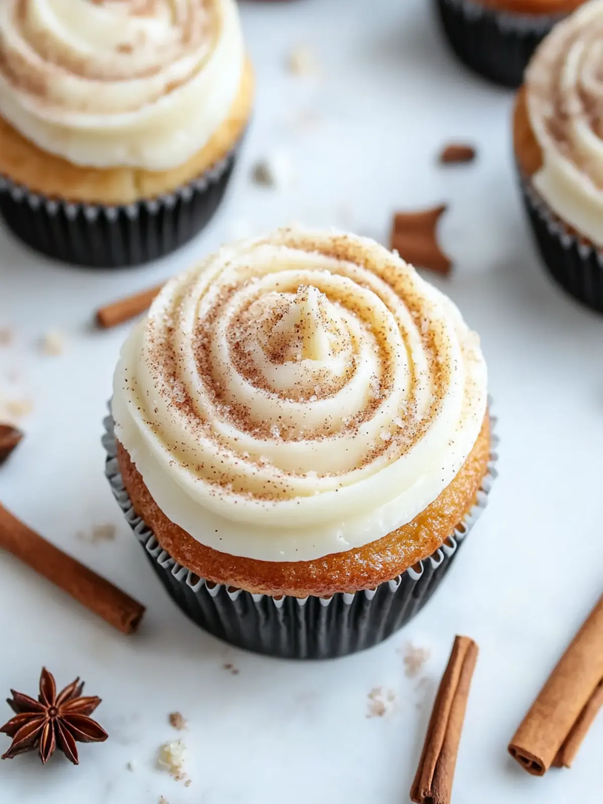 Cinnamon Roll Cupcakes