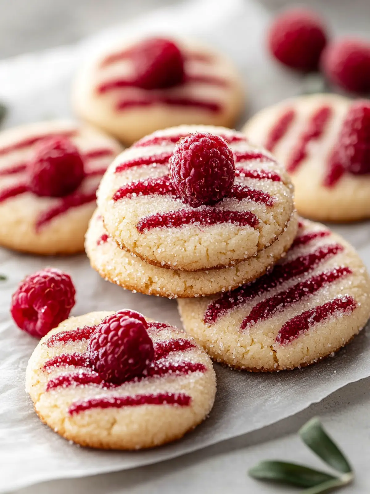 Raspberry Sugar Cookies