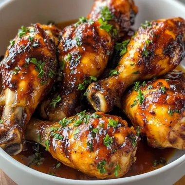 Honey BBQ Chicken Drumsticks