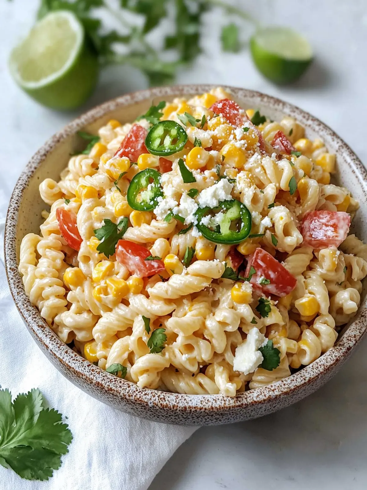 Mexican Street Corn Pasta Salad
