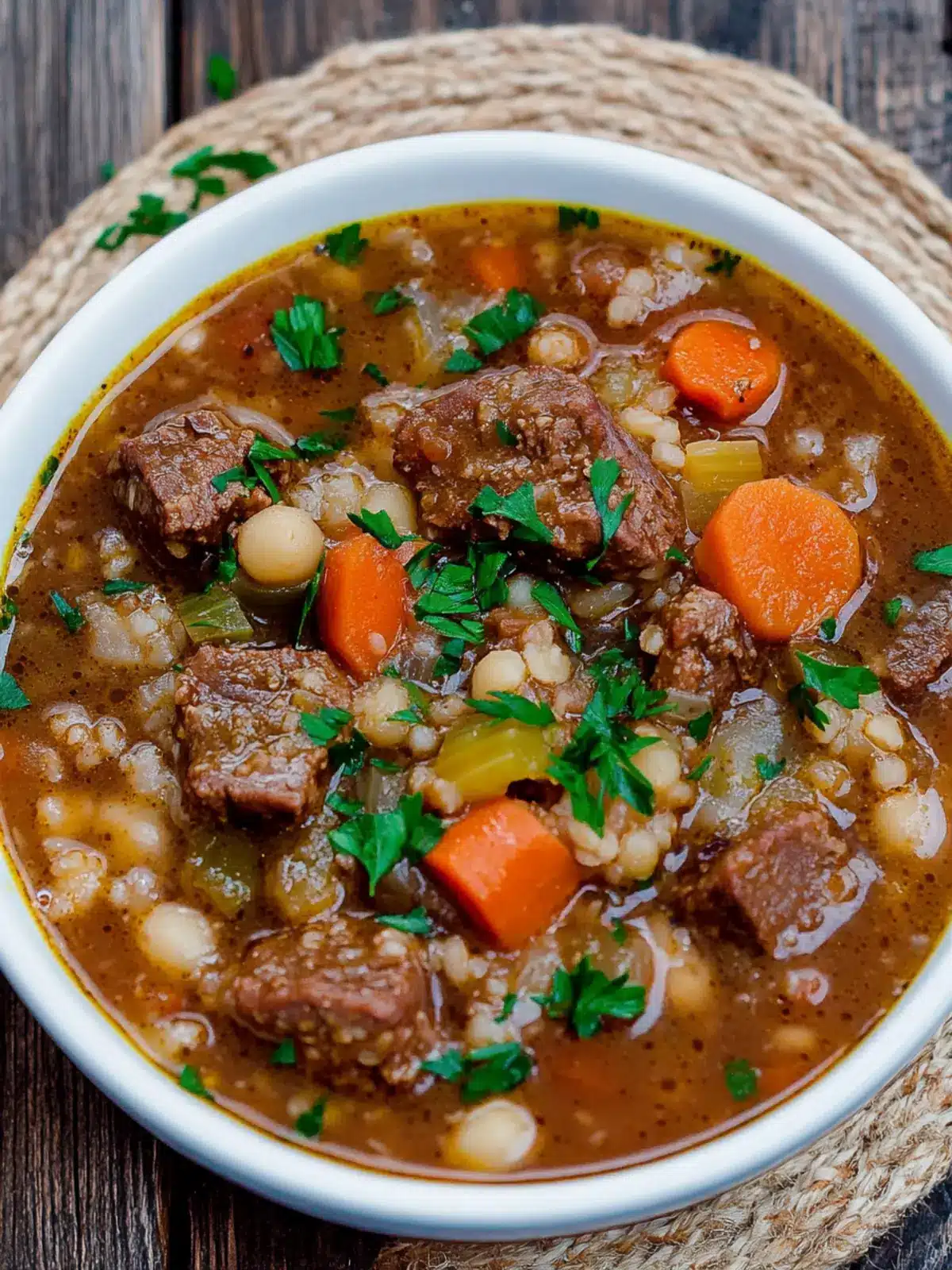 Beef and Barley Stew