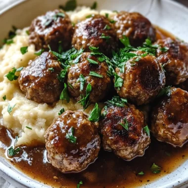 Salisbury Steak Meatballs
