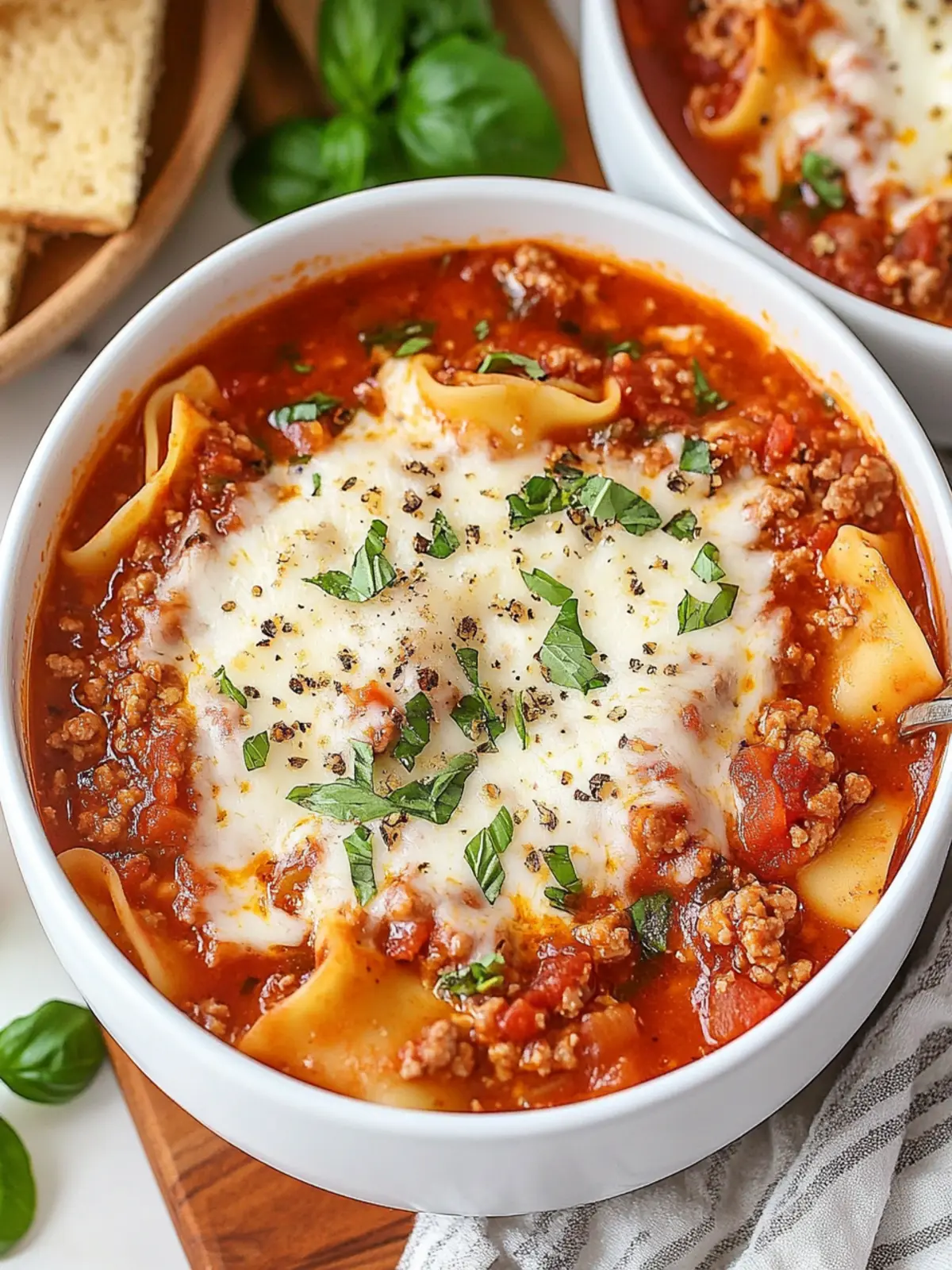 Crockpot Lasagna Soup