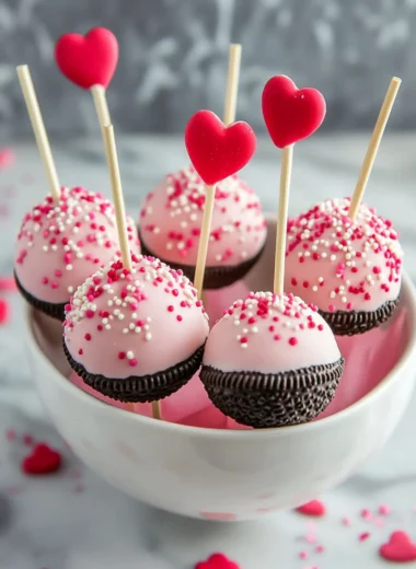 Valentines Day Oreo Pops
