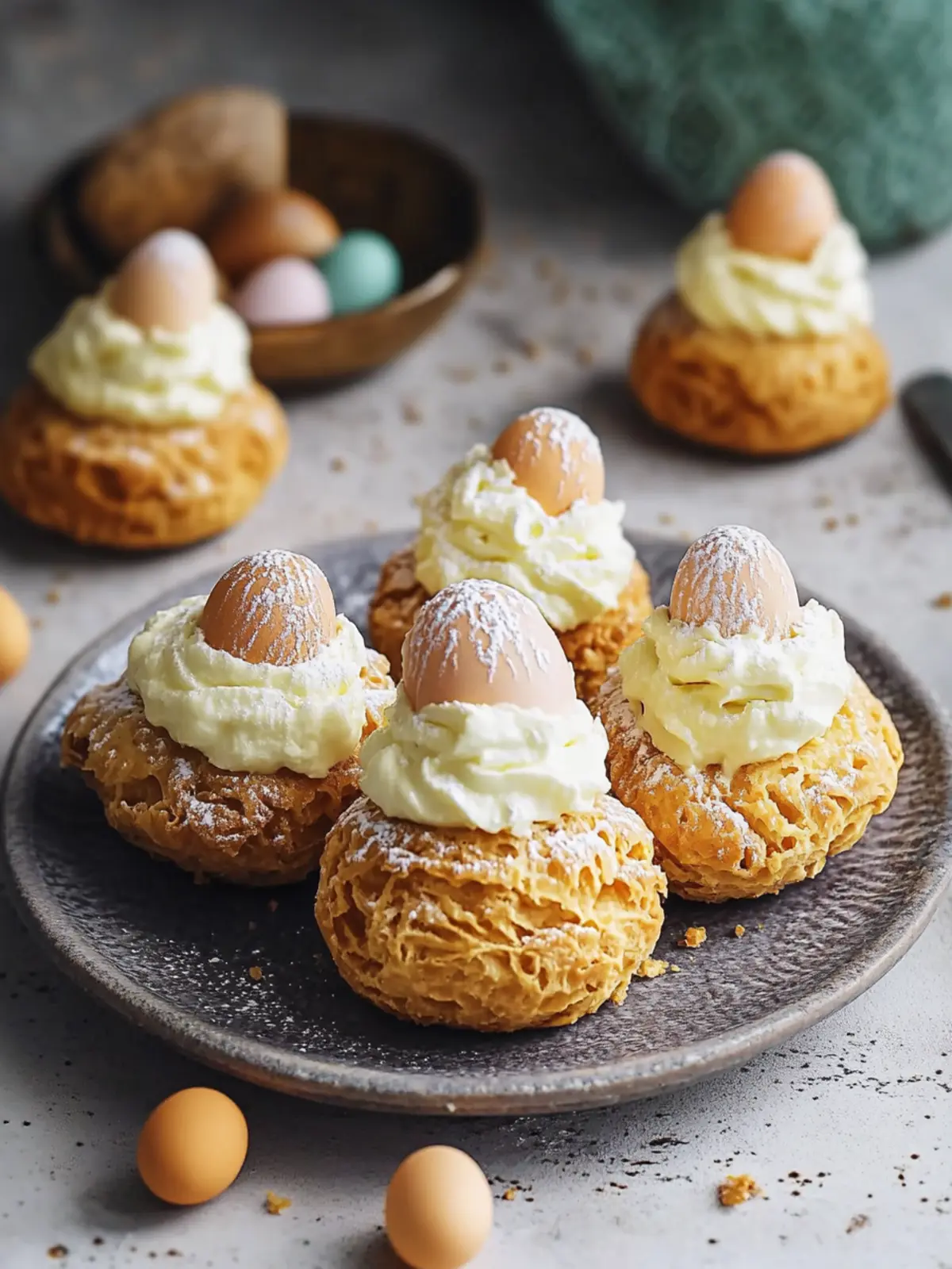 Mini Egg Cream Puffs