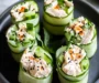 Delicious Chicken Salad Cucumber Roll Ups for a Fresh Lunch