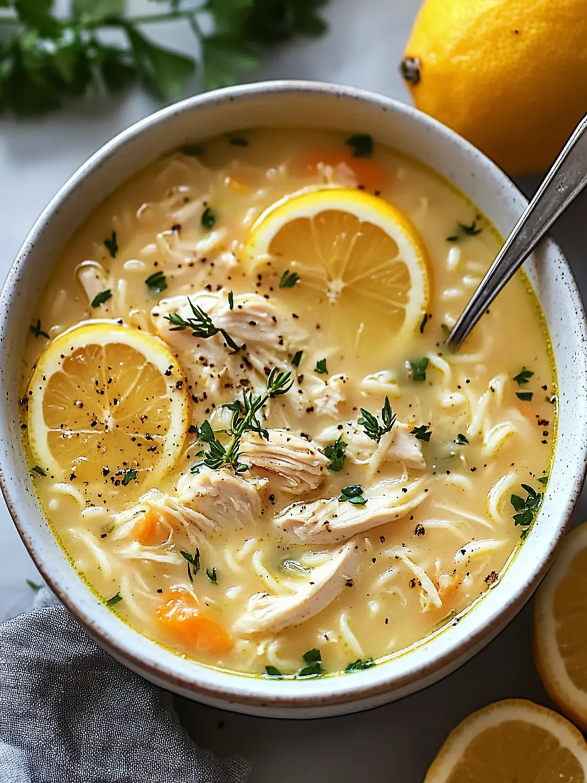 Hearty Greek Lemon Chicken Soup for Cozy Nights 5 Greek Lemon Chicken Soup