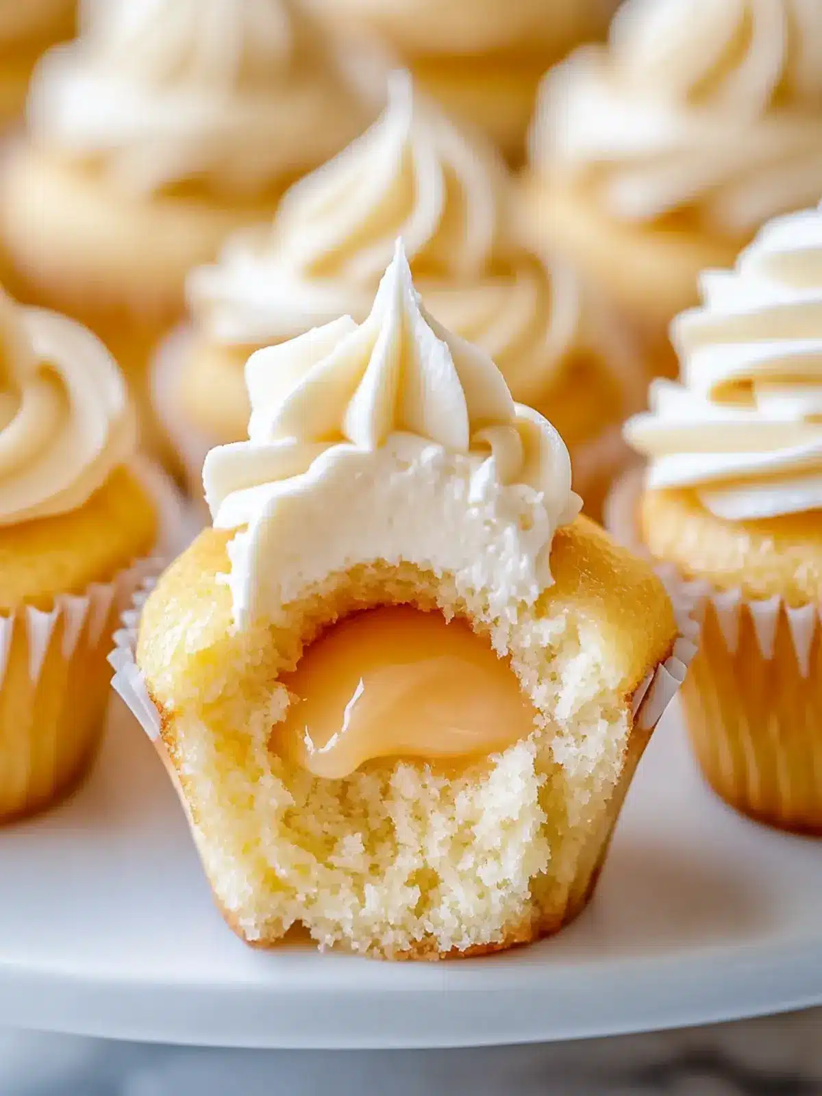 Honey Peach Cream Cheese Cupcakes