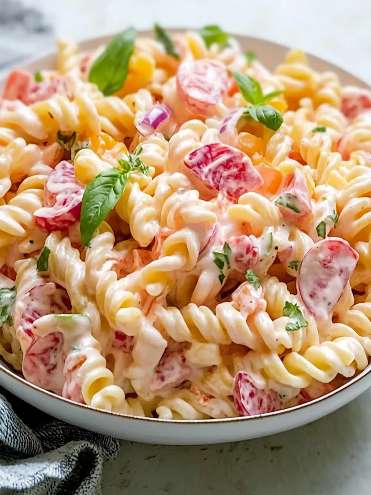 Pink Cadillac Pasta Salad