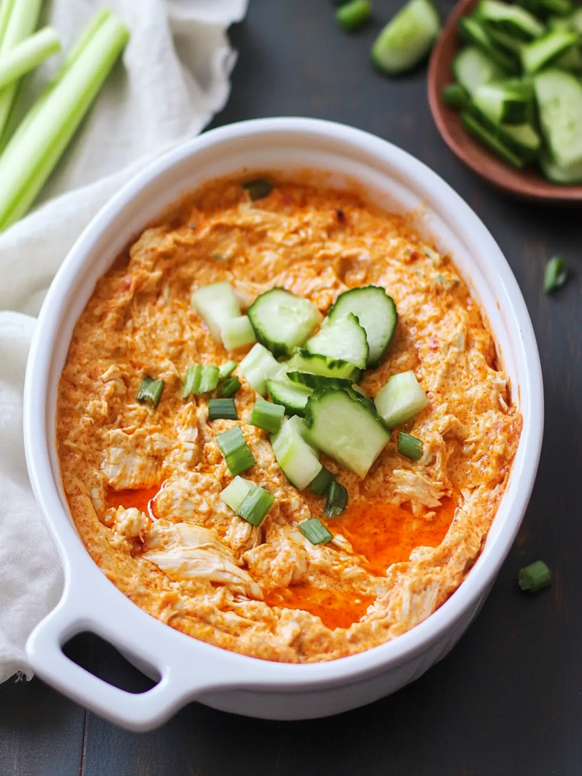 Dairy-Free Healthy Buffalo Chicken Dip