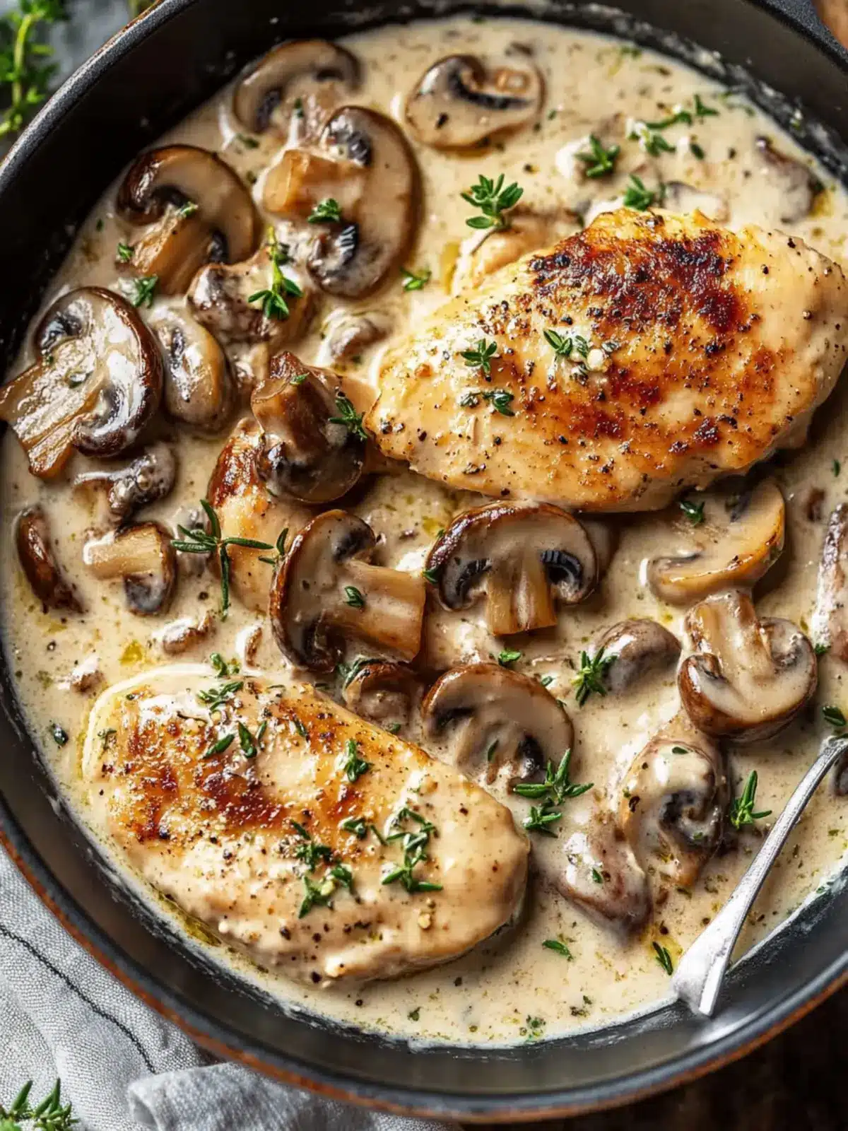 Creamy Mushroom Chicken