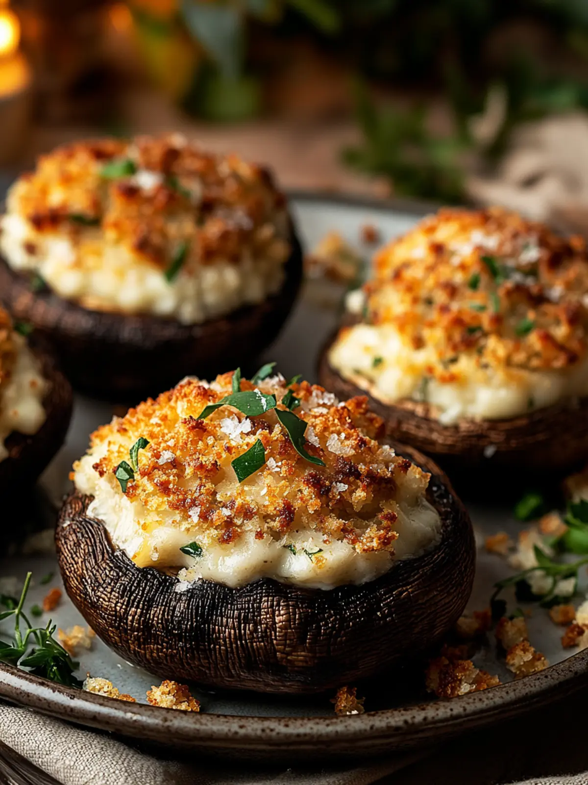 Stuffed Portobello Mushrooms