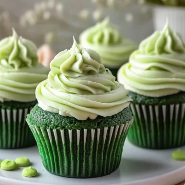 Green Velvet Cupcakes