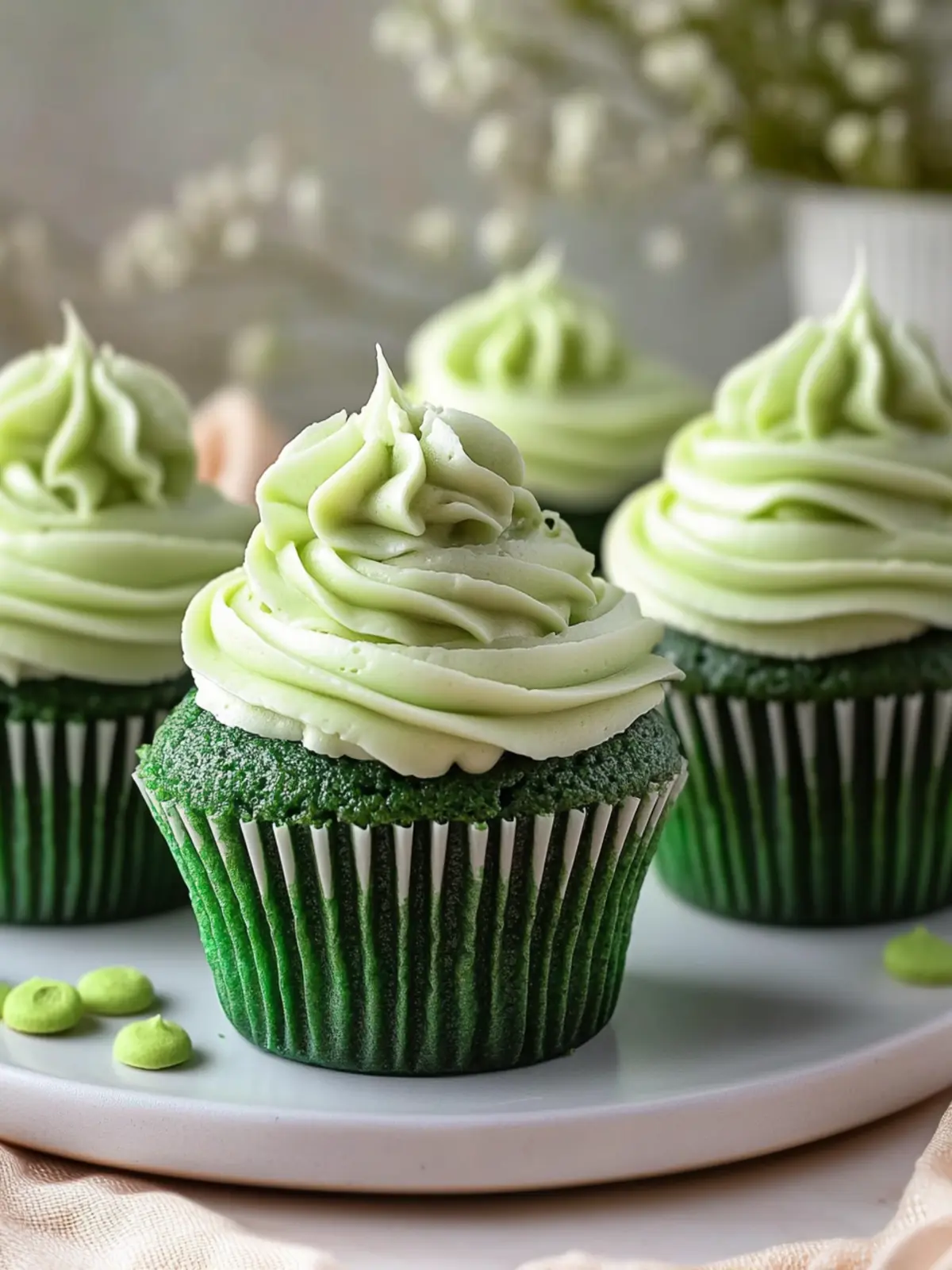 Irresistible Green Velvet Cupcakes with Creamy Cocoa Frosting 5 Green Velvet Cupcakes