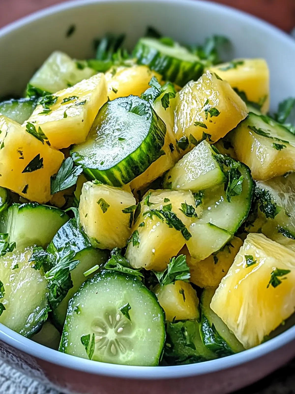 Pineapple Cucumber Salad