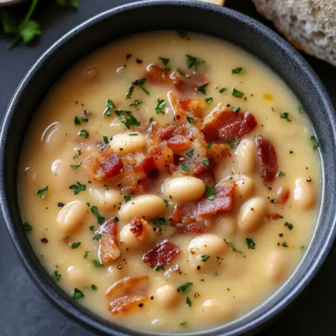 White Bean Soup with Bacon