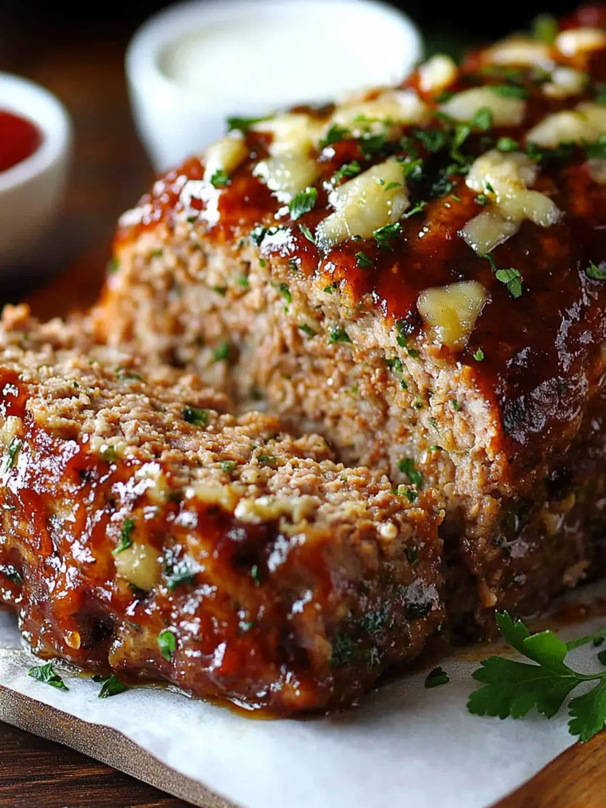Garlic Parmesan Meatloaf