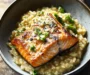 Elevate Dinner with Japanese Style Risotto and Seared Salmon