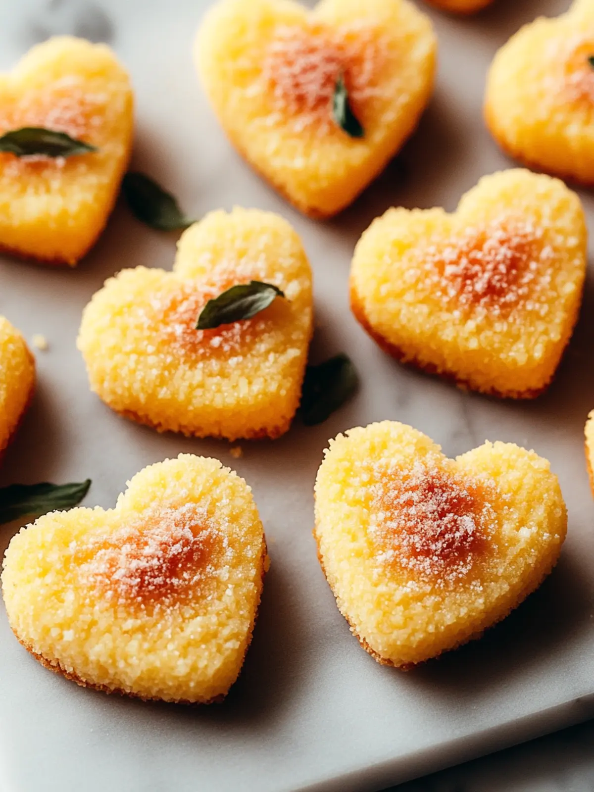 Heart-Shaped Polenta Bites