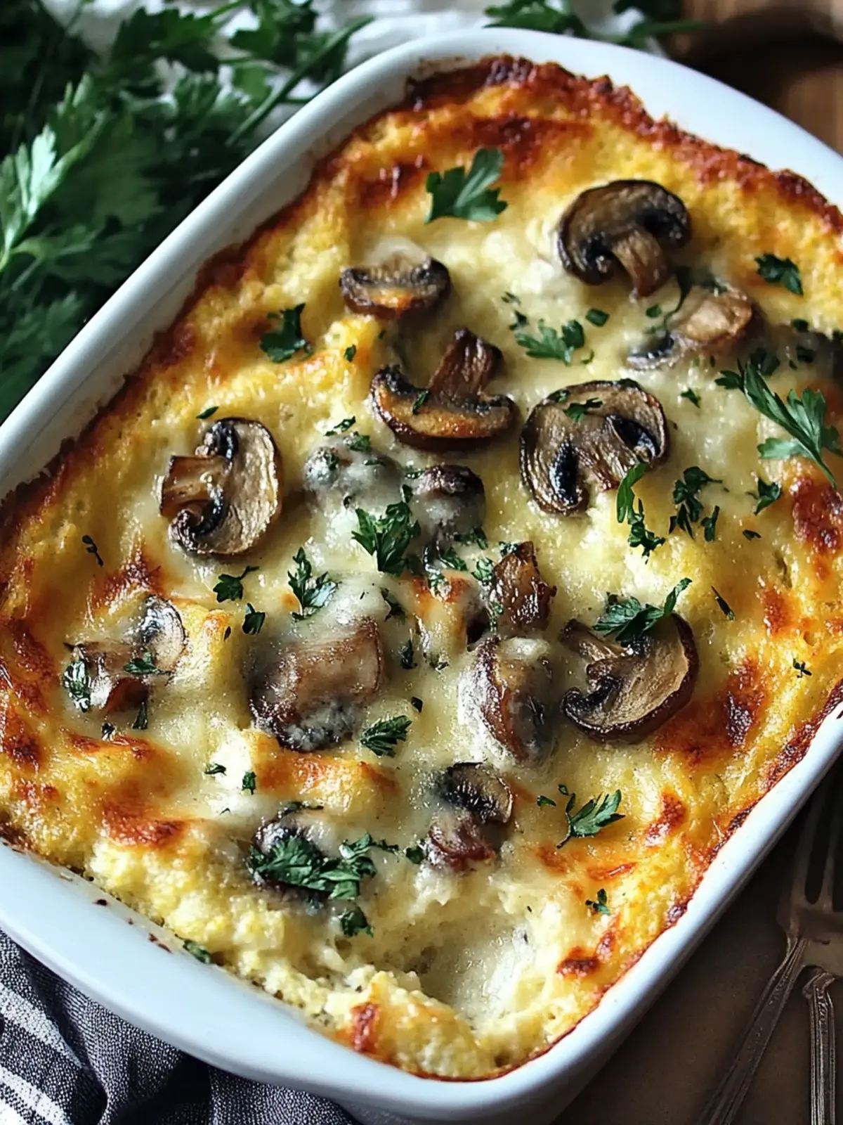 Heavenly Mushroom Polenta Casserole for Cozy Family Nights 3 Mushroom Polenta Casserole