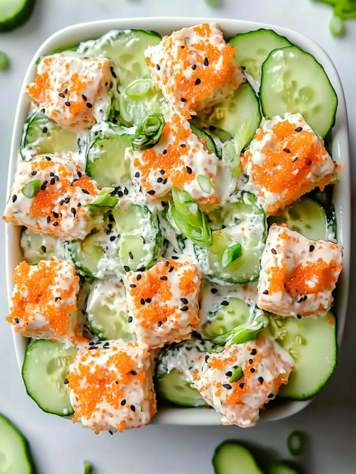 FRESH CUCUMBER CALIFORNIA ROLL