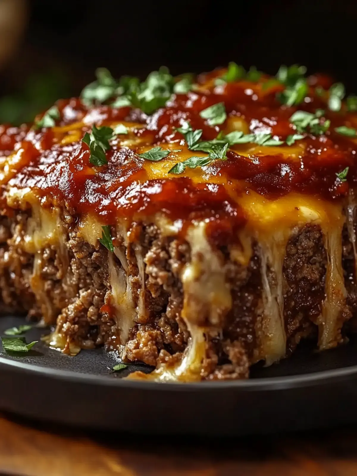 Cheesy Loaded Meatloaf
