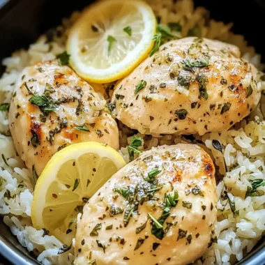 Easy Lemon Herb Chicken and Rice
