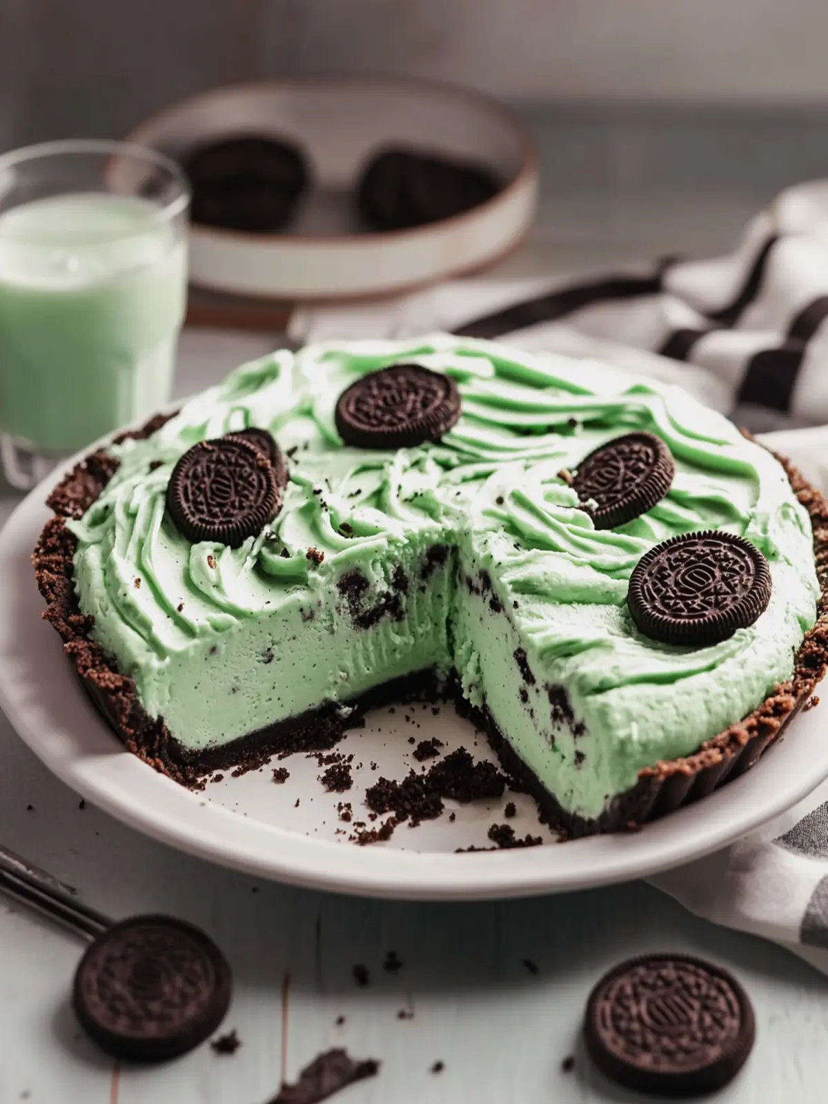 Mint Oreo Ice Cream Pie: A Cool Twist for Dessert Lovers 5 Mint Oreo Ice Cream Pie