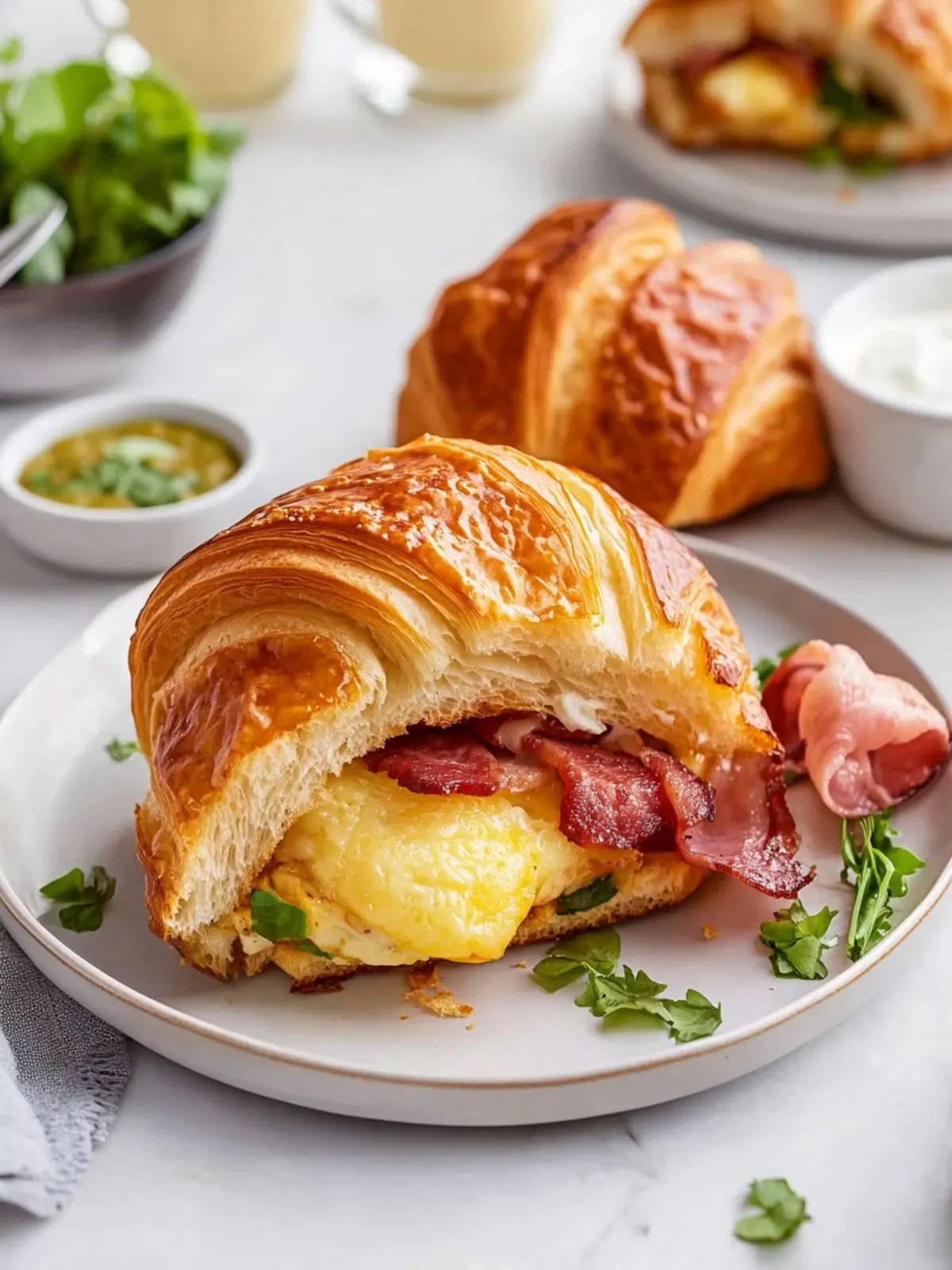 Croissant Breakfast Sandwiches