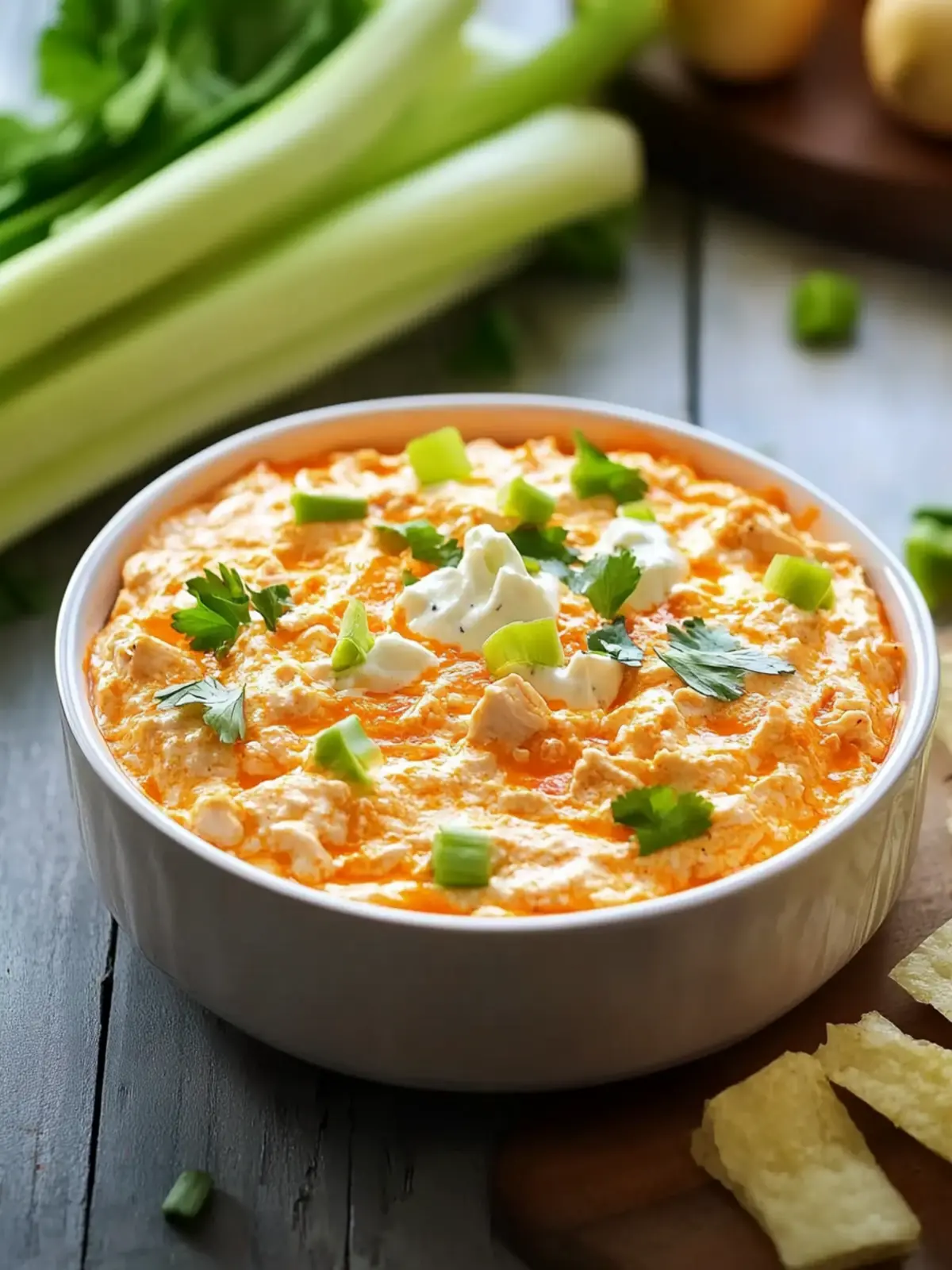 Creamy Simple Cold Buffalo Chicken Dip for Easy Gatherings 2 Simple Cold Buffalo Chicken Dip