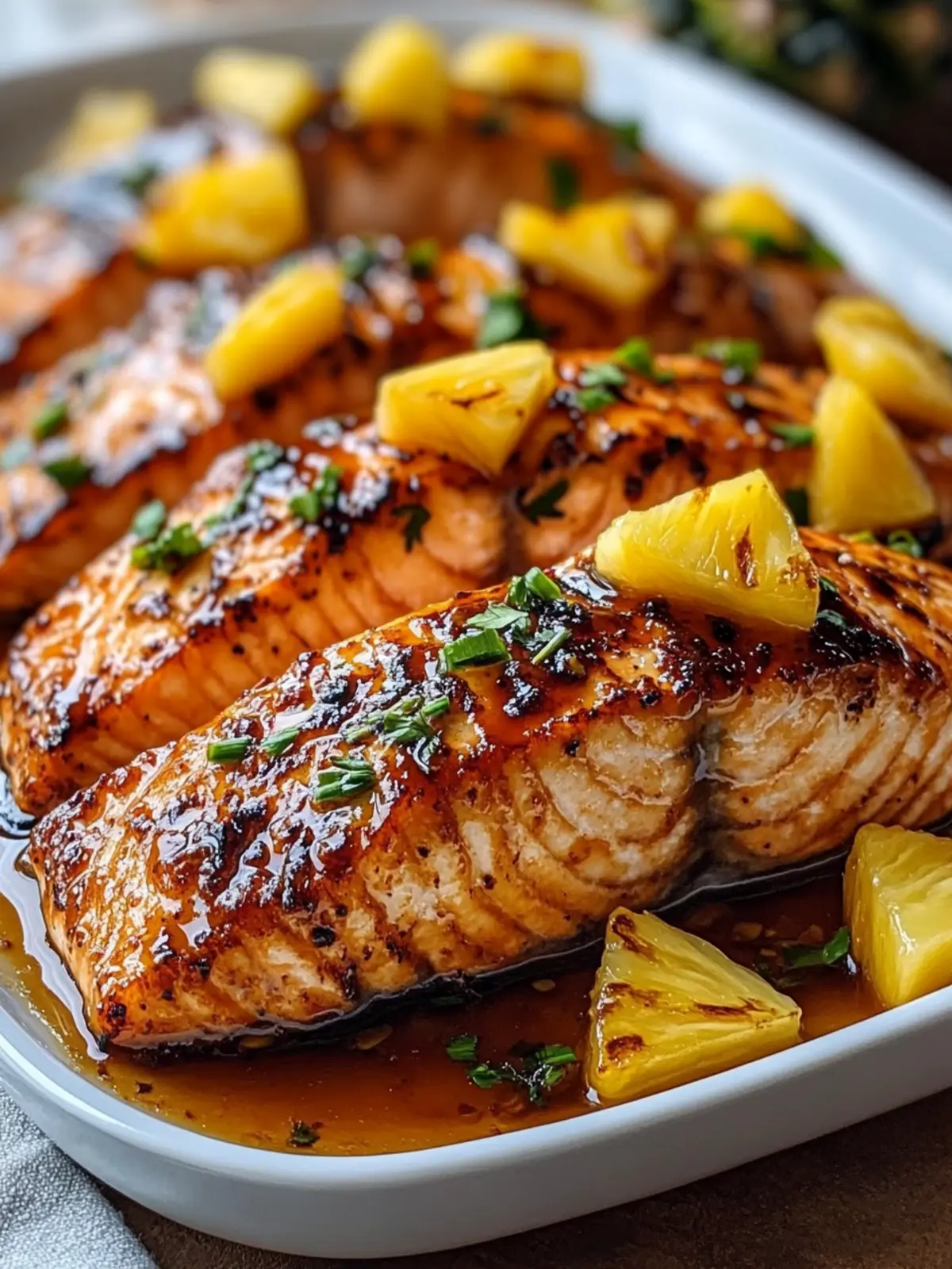 Pineapple Glazed Salmon