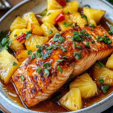 Pineapple Glazed Salmon