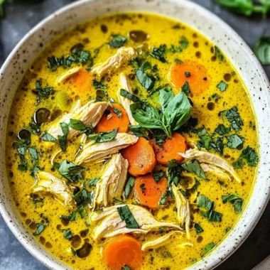 Anti Inflammatory Turmeric Chicken Soup