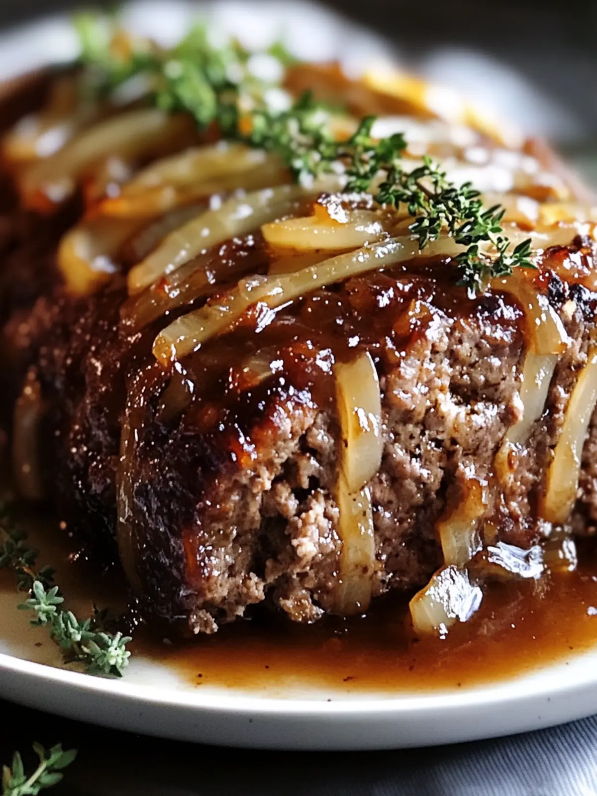 French Onion Meatloaf