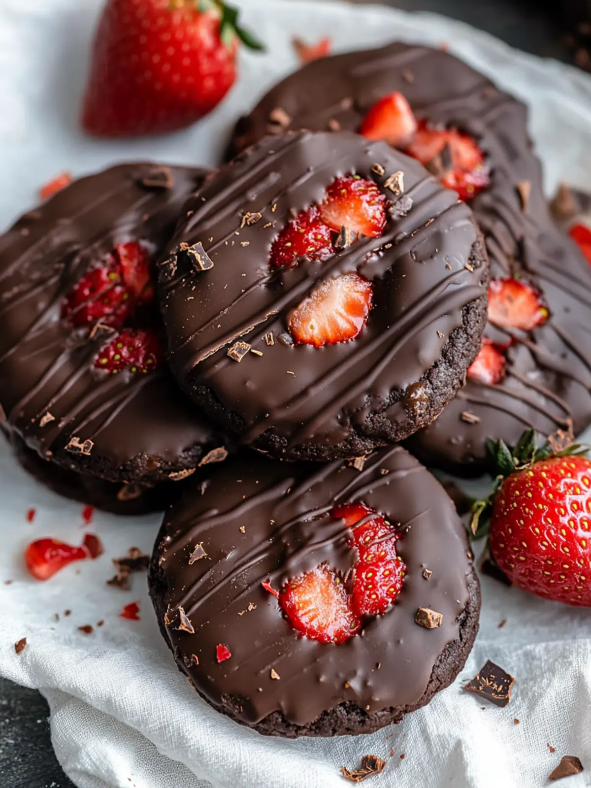 Chocolate Covered Strawberry Cookies for Sweet Moments 2 Chocolate Covered Strawberry Cookies
