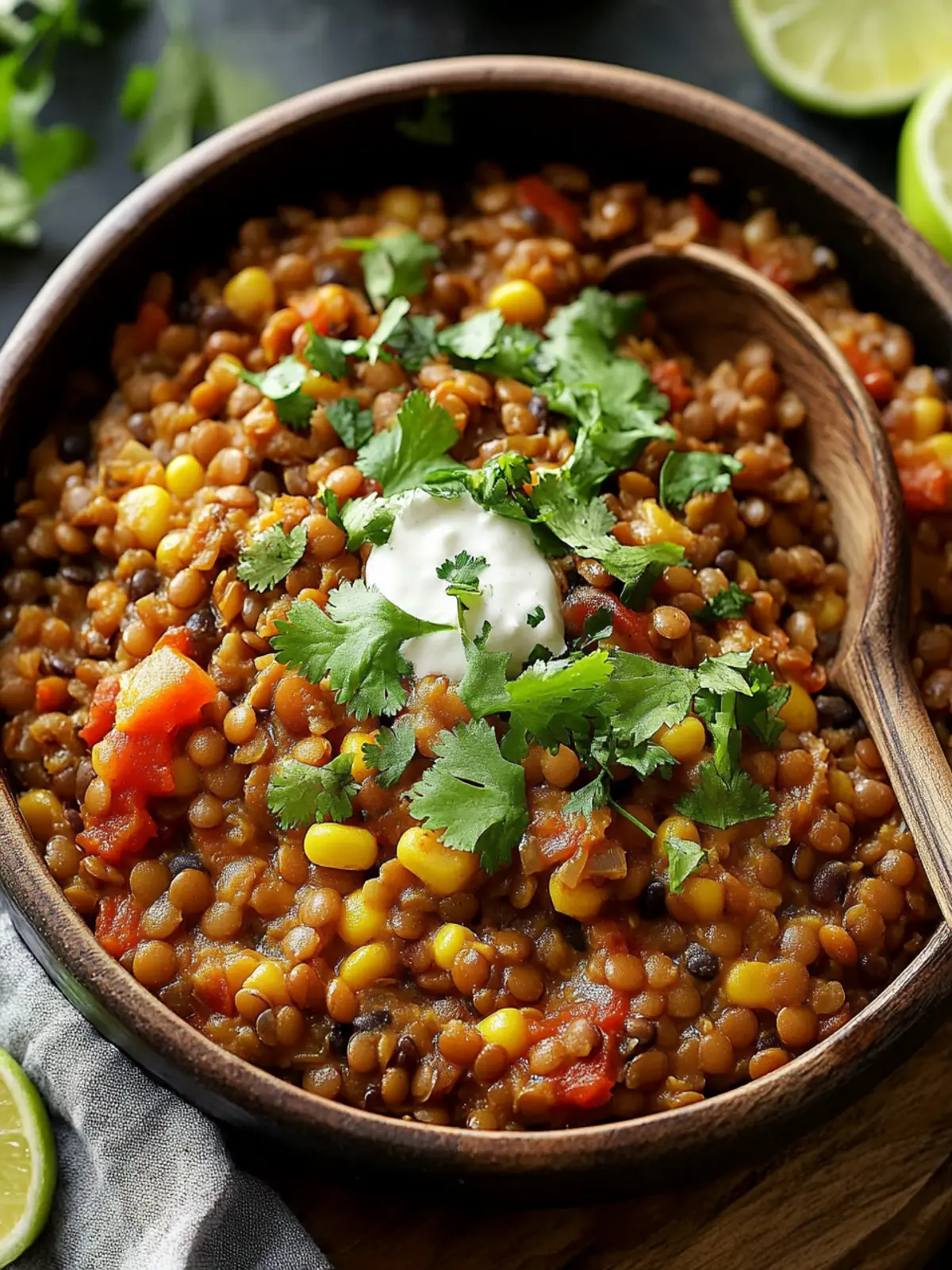 Delicious Vegetarian Mexican Lentils for Comforting Dinners 2 Vegetarian Mexican Lentils