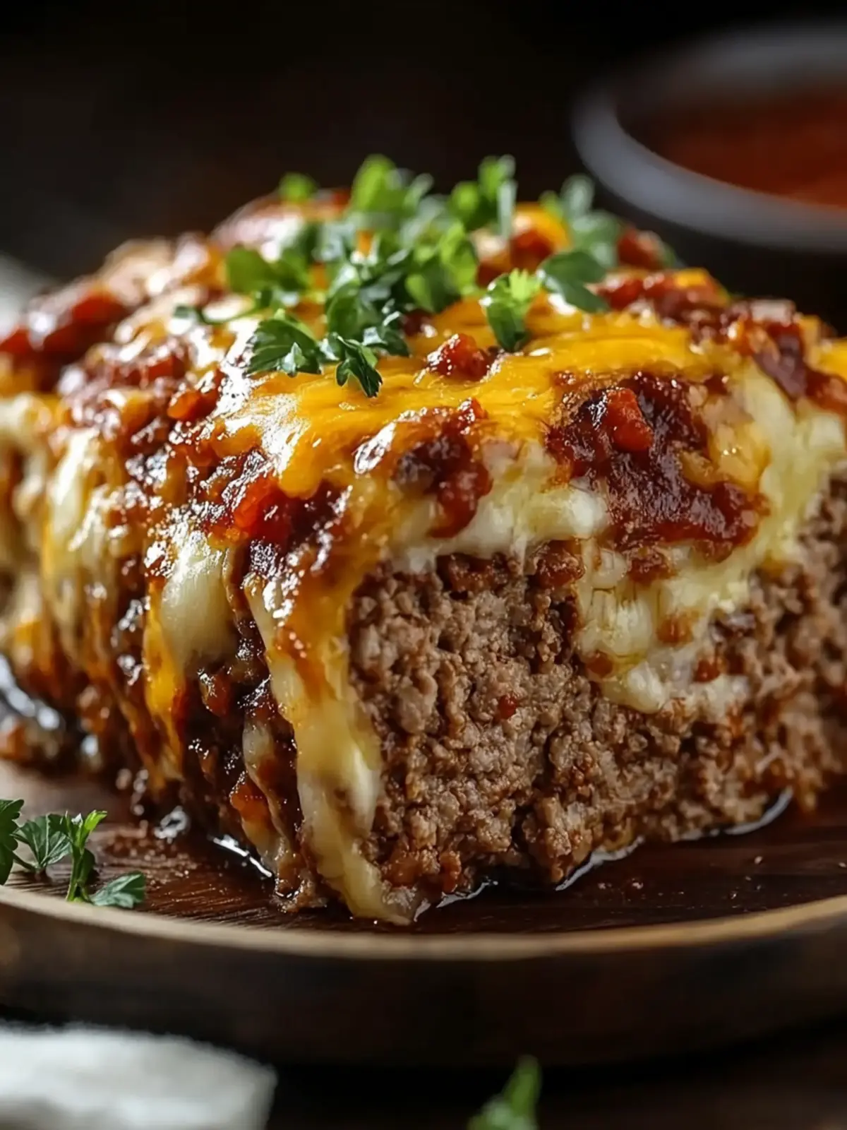 Cheesy Loaded Meatloaf
