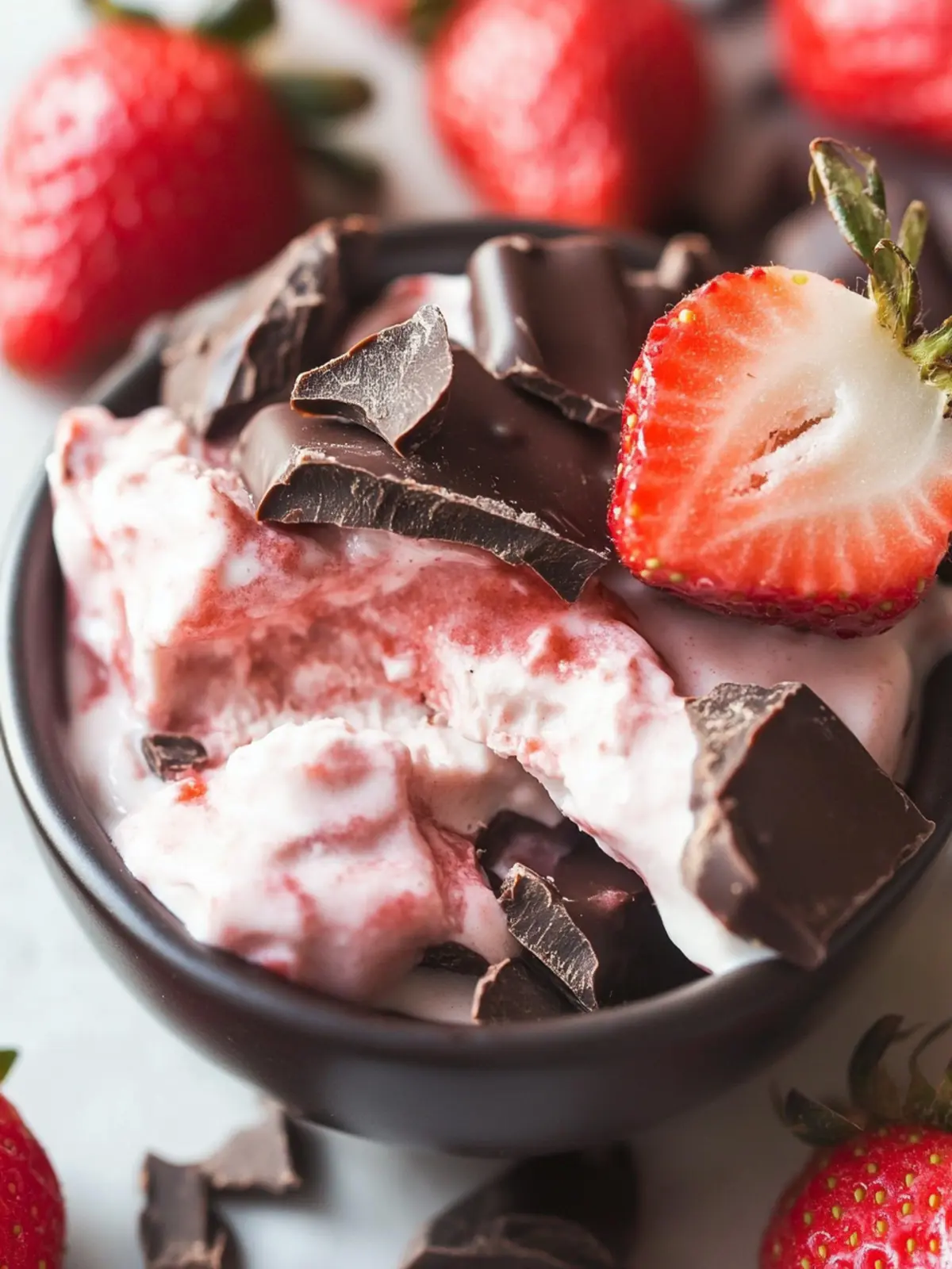 Chocolate Strawberry Yogurt Cluster