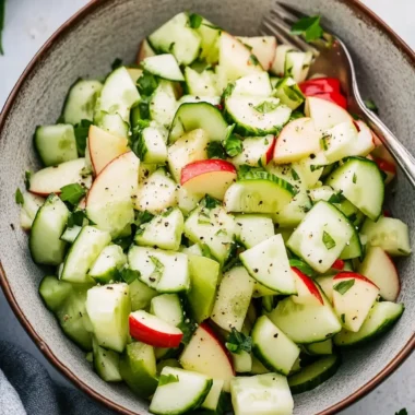Cucumber Apple Salad
