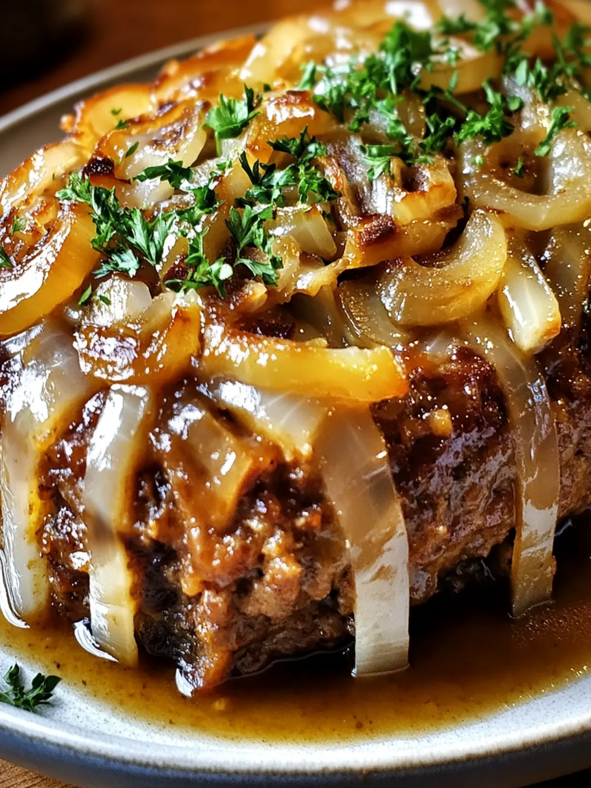 French Onion Meatloaf