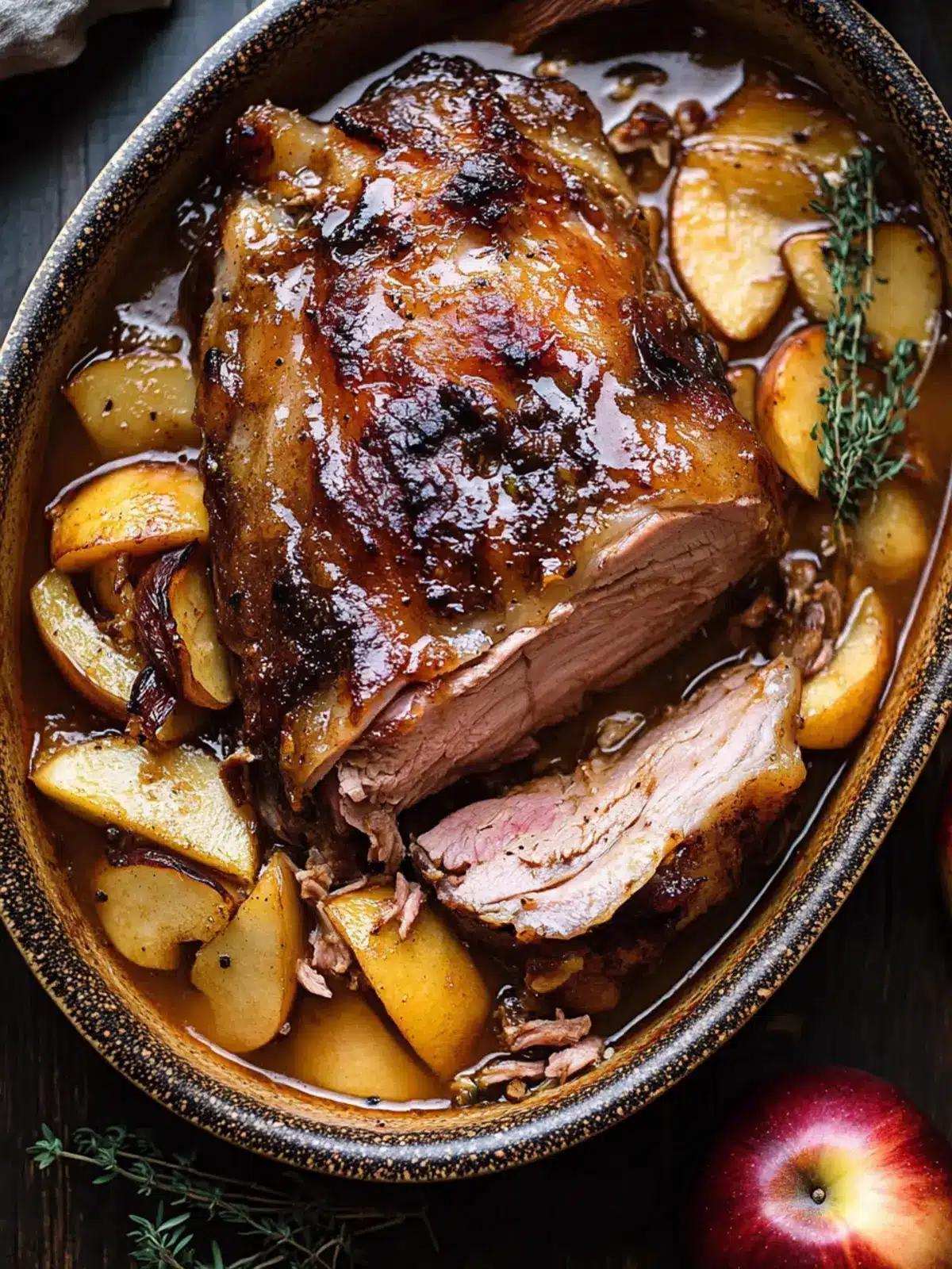 Apple Cider Braised Pork Shoulder