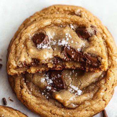 Browned Butter Toffee Chocolate Chip Cookies