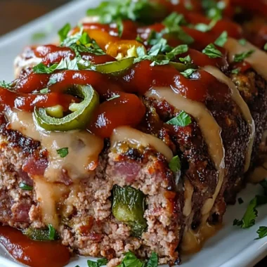 Spicy Jalapeño Popper Meatloaf