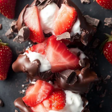 Chocolate Strawberry Yogurt Cluster