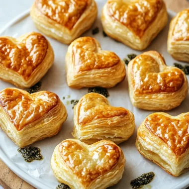 Heart-Shaped Puff Pastry Bites