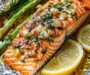 Savory Baked Salmon in Foil with Asparagus & Lemon Butter